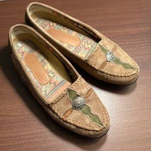 Hush Puppies, leather driving moccasin 6M